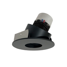 Nora NPR-4RPHACDXBB - 4" Pearl LED Round Adjustable Pinhole Retrofit, 800lm / 12W, Comfort Dim, Black Pinhole / Black