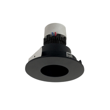 Nora NPR-4RPHCDXBB - 4" Pearl LED Round Retrofit Reflector, 800lm / 12W, Comfort Dim, Black Pinhole / Black Flange