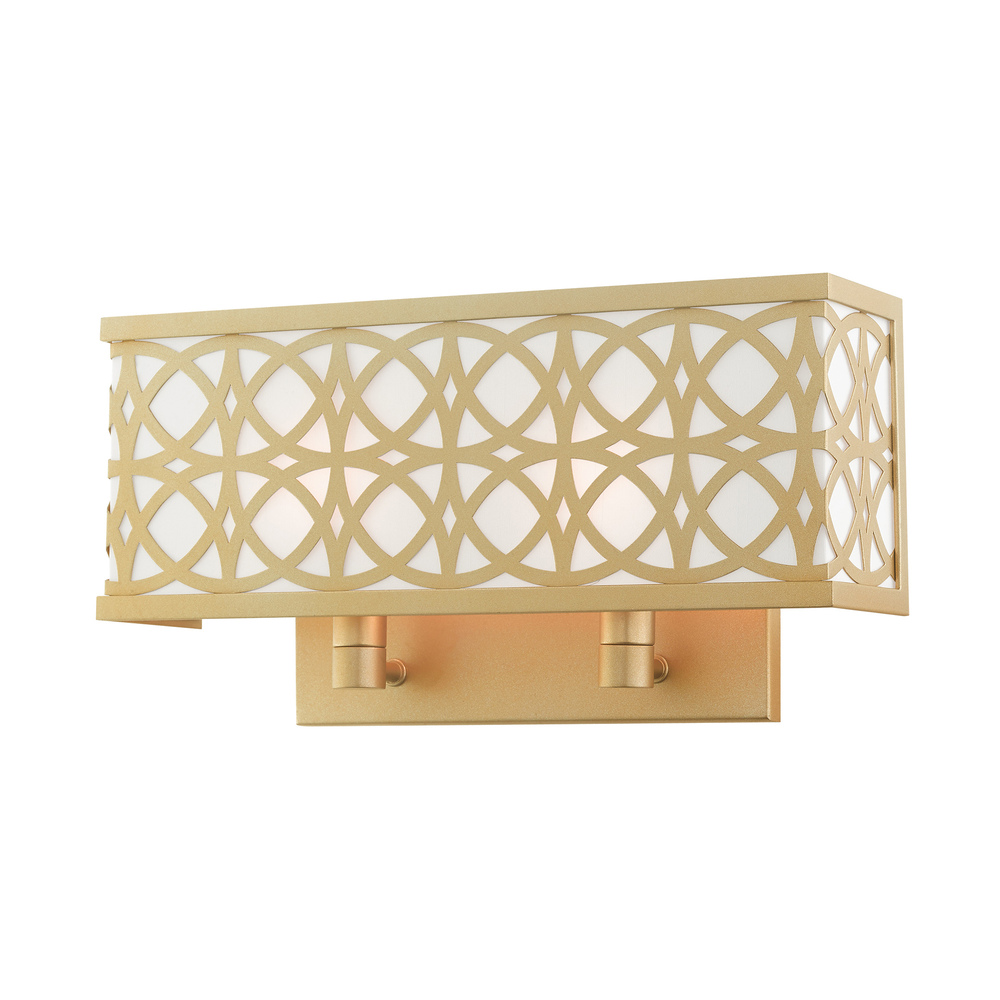 2 Lt Soft Gold ADA Double Sconce