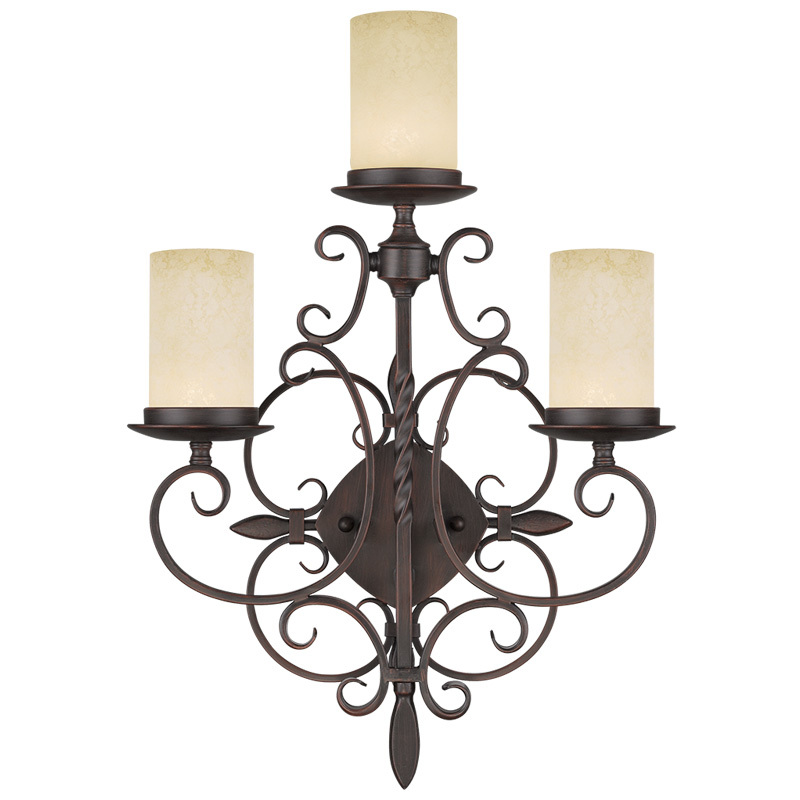 3 Light Imperial Bronze Wall Sconce