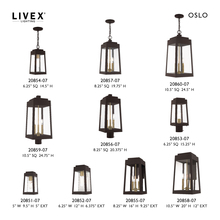 Livex Lighting 20855-07 - 3 Lt Bronze Outdoor Wall Lantern