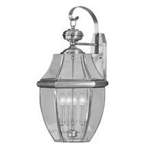 Livex Lighting 2356-91 - 4 Light BN Outdoor Wall Lantern