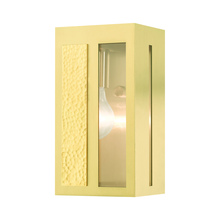 Livex Lighting 27411-12 - 1 Lt Satin Brass  Outdoor ADA Wall Lantern