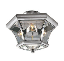 Livex Lighting 4083-91 - 3 Light Brushed Nickel Ceiling Mount