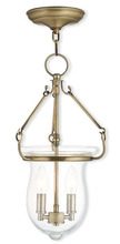 Livex Lighting 50294-01 - 2 Light Antique Brass Pendant