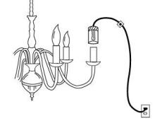 Aladdin Light Lift 1-RelampingCord - Relamping Cord