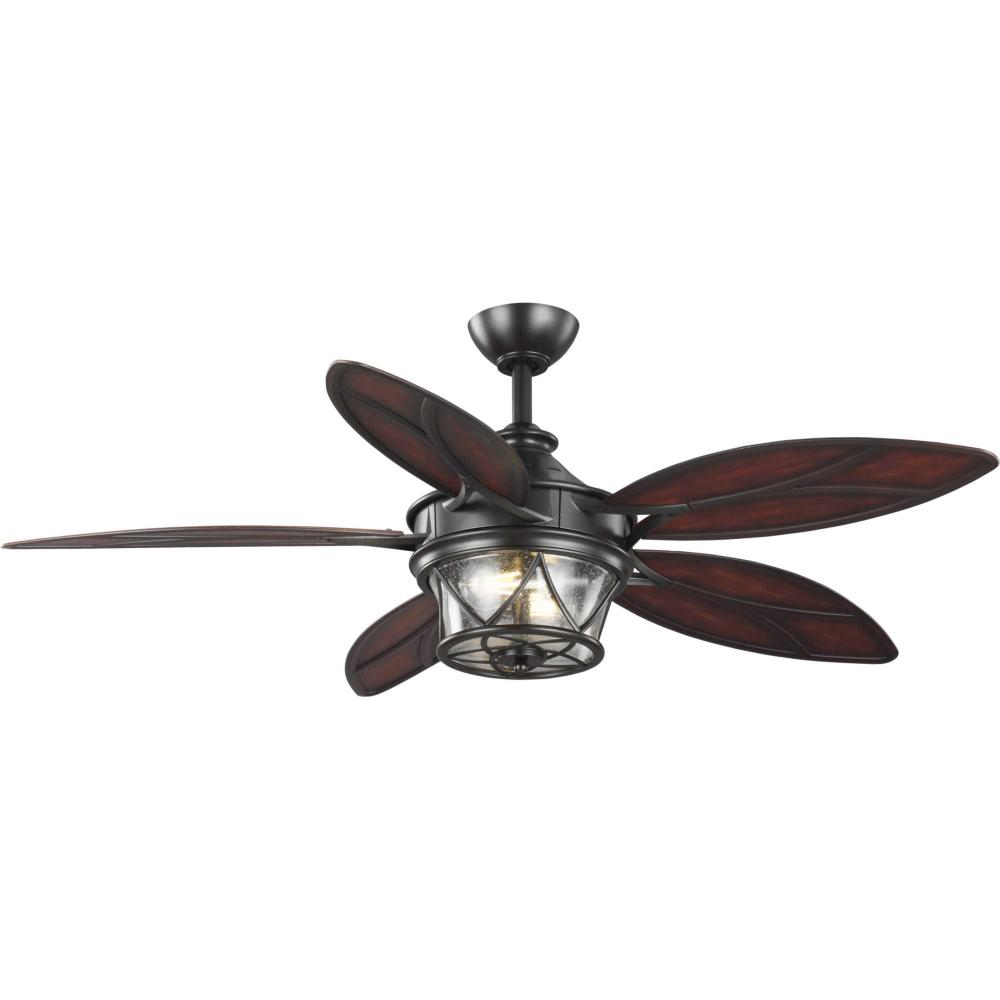 Alfresco Collection 54" Indoor/Outdoor Five-Blade Architectural Bronze Ceiling Fan