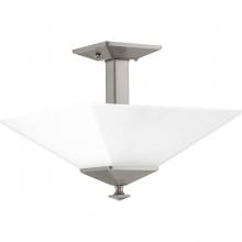 Progress P350107-009 - Clifton Heights Collection 12-3/4" Two-Light Semi-Flush