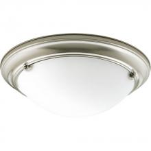 Progress P7324-09WB - Eclipse Collection Two-Light 15-1/4" Close-to-Ceiling