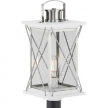 Progress P540068-135 - Barlowe Collection Stainless Steel One-Light Post Lantern