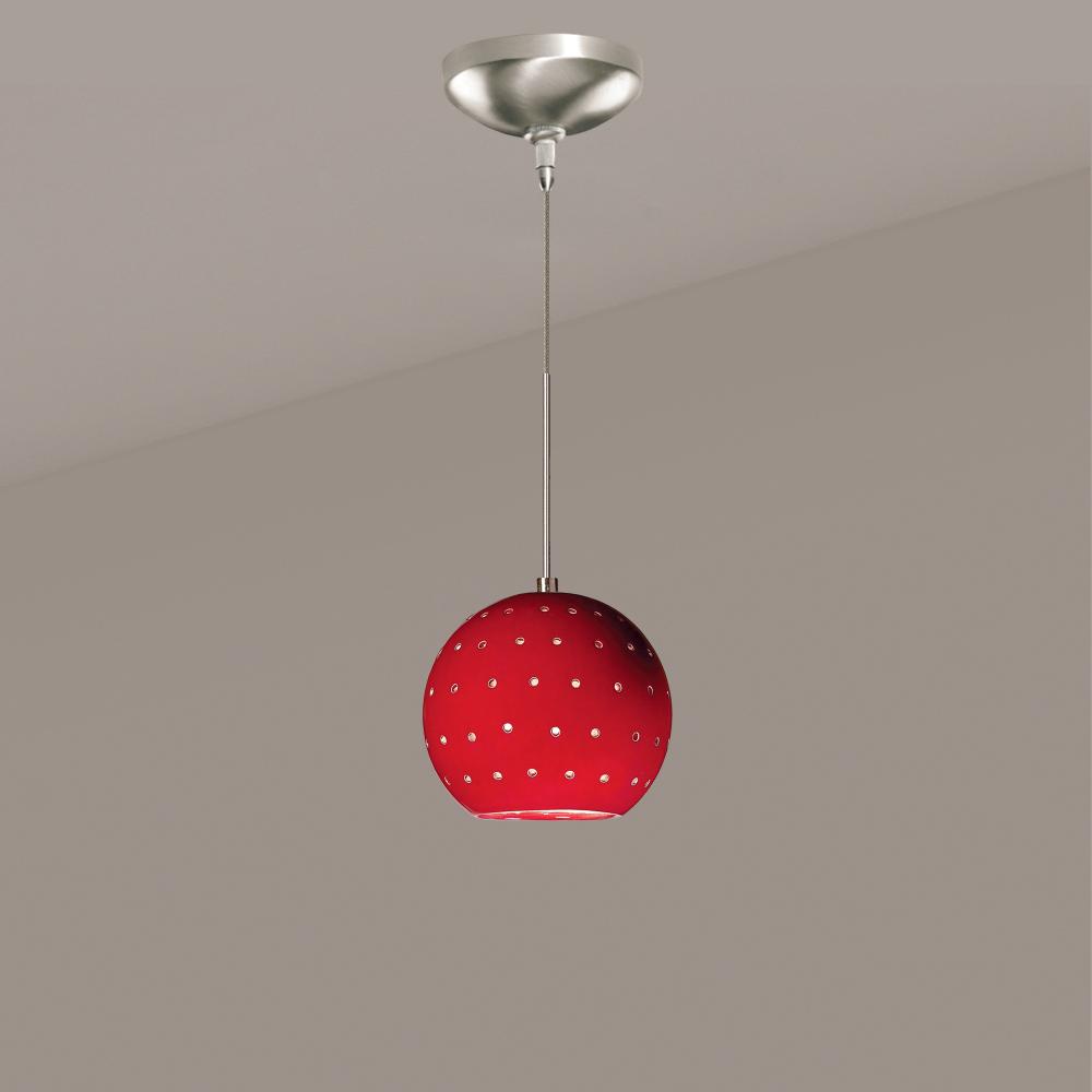 Lunar Low Voltage Mini Pendant Matador Red (12V Dimmable MR16 LED (Bulb included))