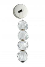 Craftmade 59460-PLN-LED - Jackie 4 Light LED Wall Sconce in Polished Nickel