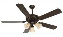 Craftmade CDU206OB - Three Light Ob - Oiled Bronze Tea Stained Glass Fan Motor Without Blades