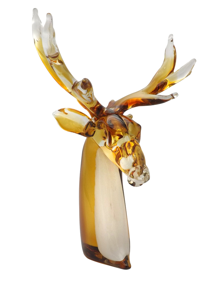 Reindeer Handcrafted Art Glass Figurine