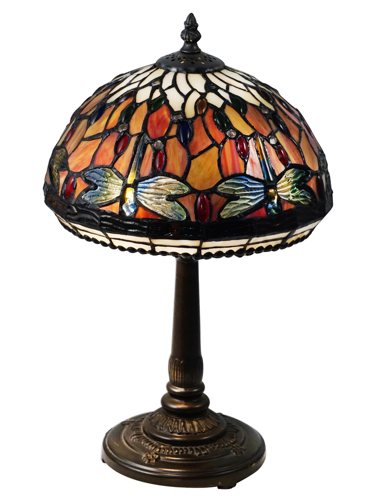Tavis Dragonfly Tiffany Table Lamp