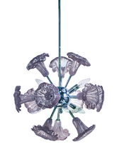 Dale Tiffany AH18012 - Yuri Purple 6-Light Art Glass Hanging Fixture