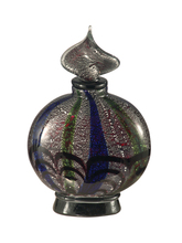 Dale Tiffany AV12086 - Black Widow Hand Blown Art Glass Perfume Bottle