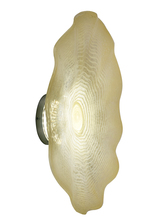 Dale Tiffany AW18219-D20LED - Beige Feather 20"D LED Hand Blown Art Glass Wall Light Fixture