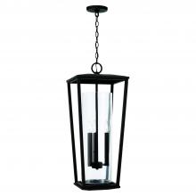 Capital 948132BK - 3-Light Outdoor Hanging-Lantern