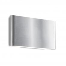 Kuzco Lighting Inc AT68010-BN - Slate 10-in Brushed Nickel LED All terior Wall
