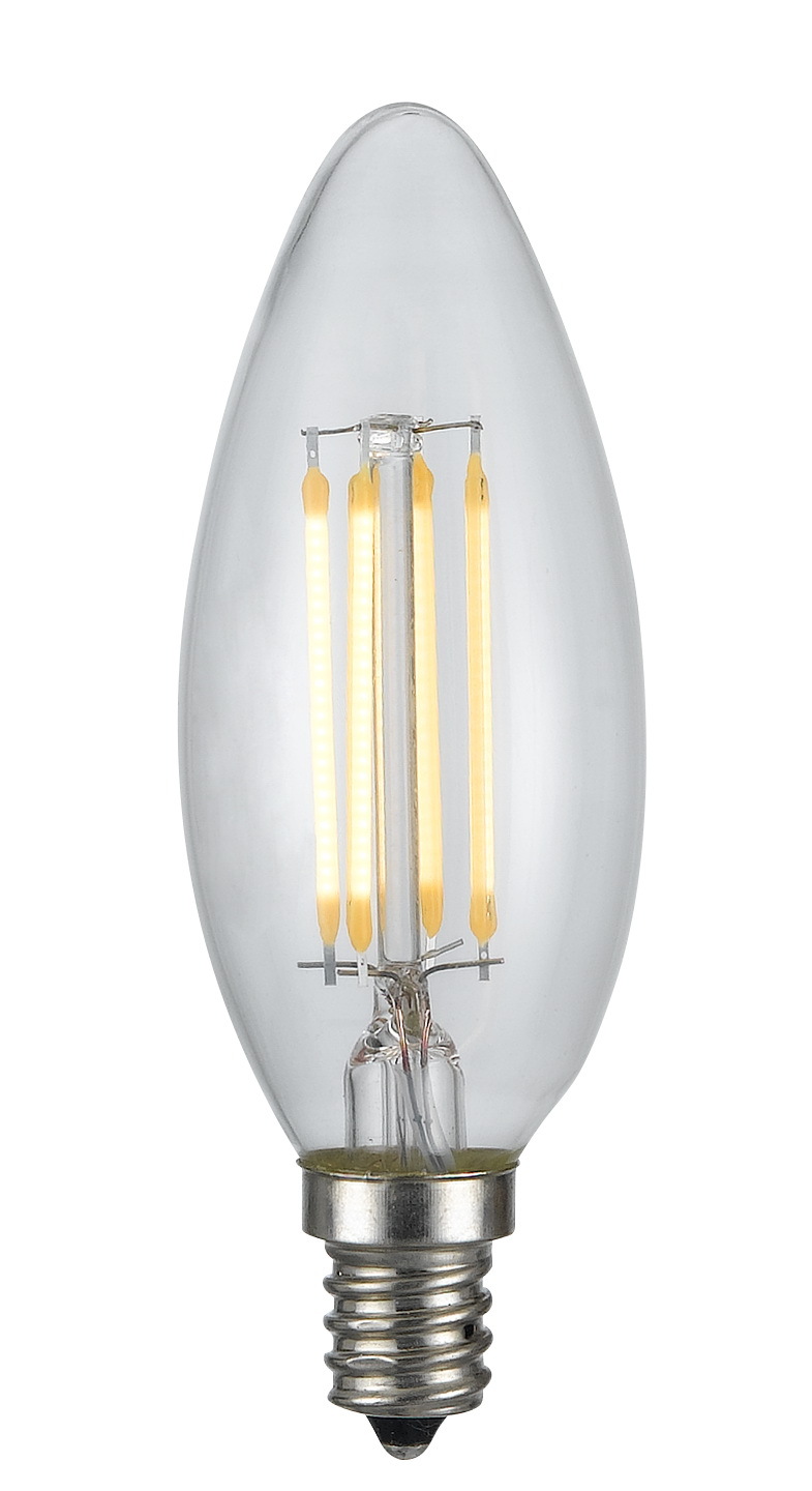 Led Edison Bulb, 4W, 22K, E12 Socket Base