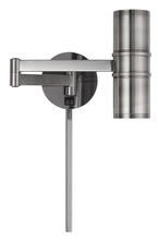 CAL Lighting WL-2925-GM - LED 7W (Bottom) Wall Swing Arm Reading Lamp With 2W Night Light On Top. 3 Ft Wire Cover included
