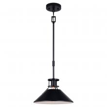 Vaxcel International P0379 - Canton 11.5-in. Pendant Black and Matte White