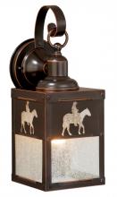 Vaxcel International T0110 - Trail 5-in Horse Outdoor Wall Light Burnished Bronze
