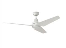 Visual Comfort & Co. Fan Collection 3RULSM52RZWD - Ruhlmann Smart 52" Dimmable Indoor/Outdoor Integrated LED Matte White Ceiling Fan with Remote Co