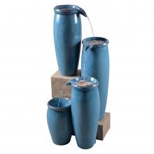 Kenroy Home 51029BLU - Vessel Indoor/Outdoor Floor Fountain