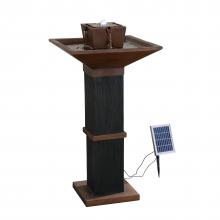 Kenroy Home 51052COPBRZ - Kyoto Outdoor Solar Fountain
