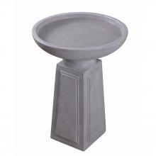 Kenroy Home 51050CON - Pedestal Outdoor Bird Bath