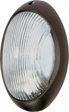 Nuvo 60/527 - 1 Light - 11'' Large Oval Bulkhead - Architectural Bronze Finish