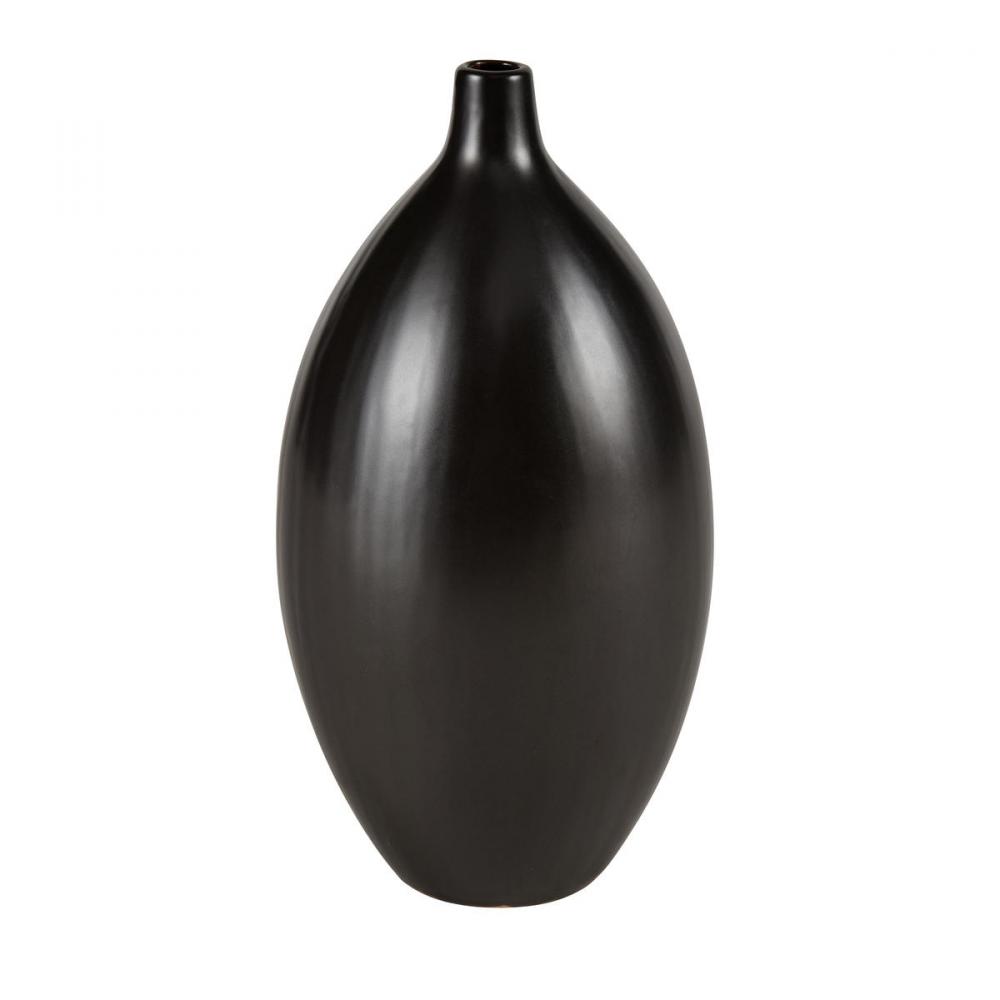 Faye Vase - Large Black (2 pack)