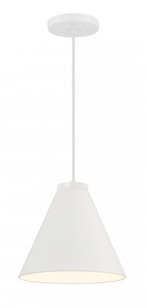 VANTAGE PENDANTS - 1 LIGHT, HANGING CONICAL FIXTURE