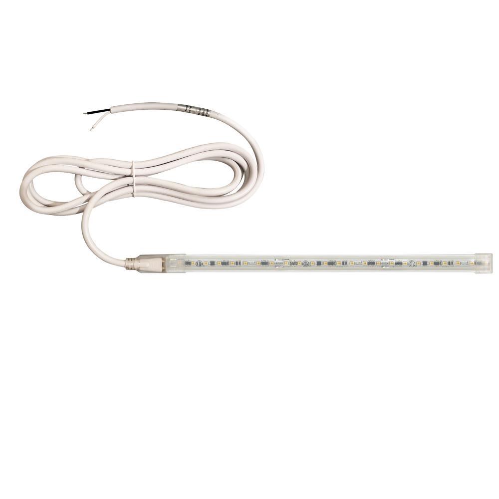 Custom Cut 11-ft, 4-in 120V Continuous LED Tape Light, 330lm / 3.6W per foot, 2700K, w/ Mounting