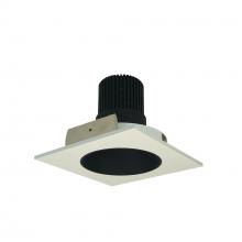 Nora NIO-4SNDC30QBW - 4" Iolite LED Square Reflector with Round Aperture, 10-Degree Optic, 850lm / 12W, 3000K, Black