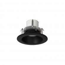 Nora NLCBC2-45130BB/A - 4" Cobalt Click Round Retrofit Reflector, 750lm / 10W, 3000K, Black Reflector / Black Flange