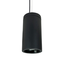 Nora NYLD2-6C10130BBB4AC - 6" Cobalt Cable Mount Cylinder, Black, 1000L, 3000K, Black/Black Reflector, 120/277