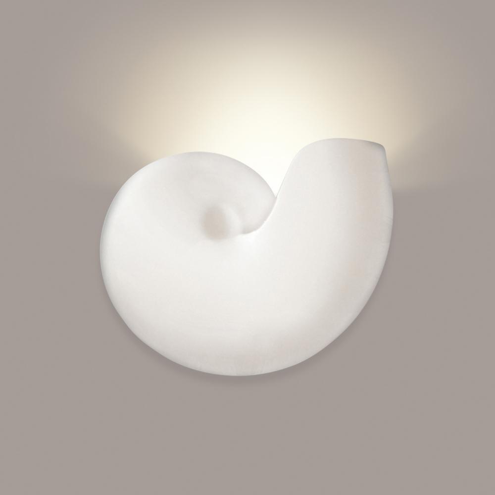 Nautilus Wall Sconce: Weathered Bronze