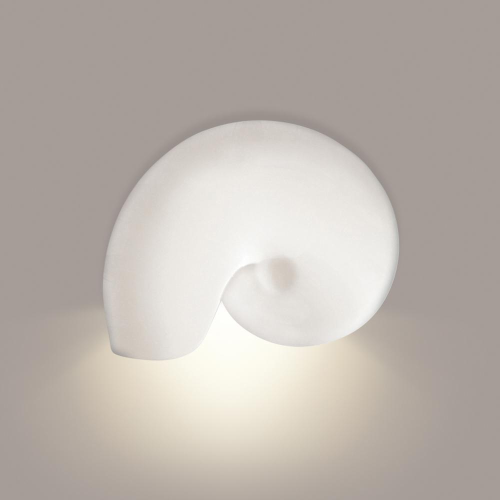 Nautilus Downlight Wall Sconce: Brazil Nut