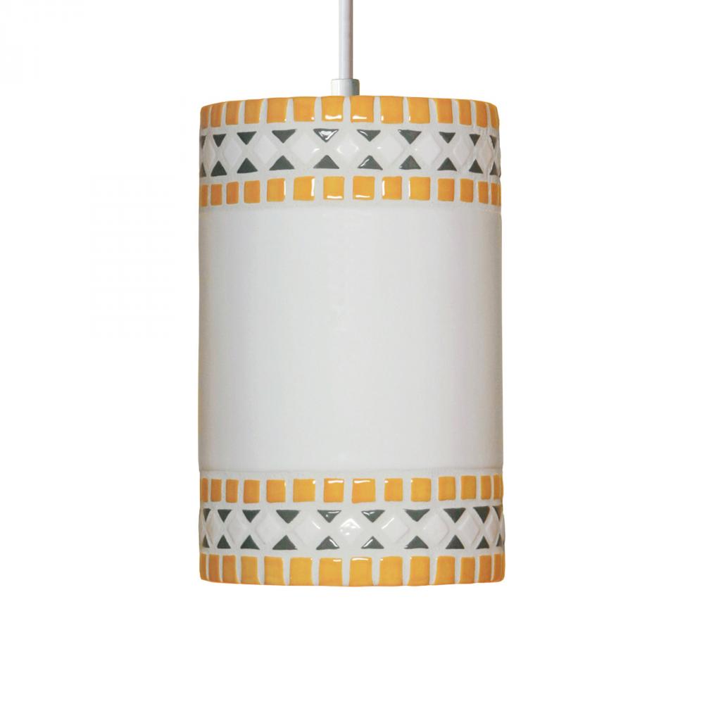 Borders Pendant Sunflower Yellow