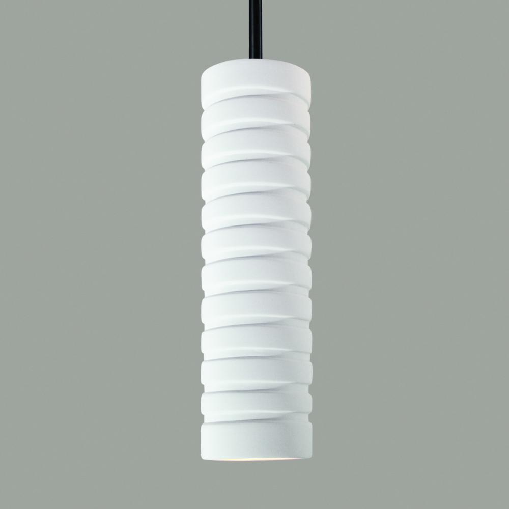 Strata Mini Pendant: Brick (Black Cord & Canopy)
