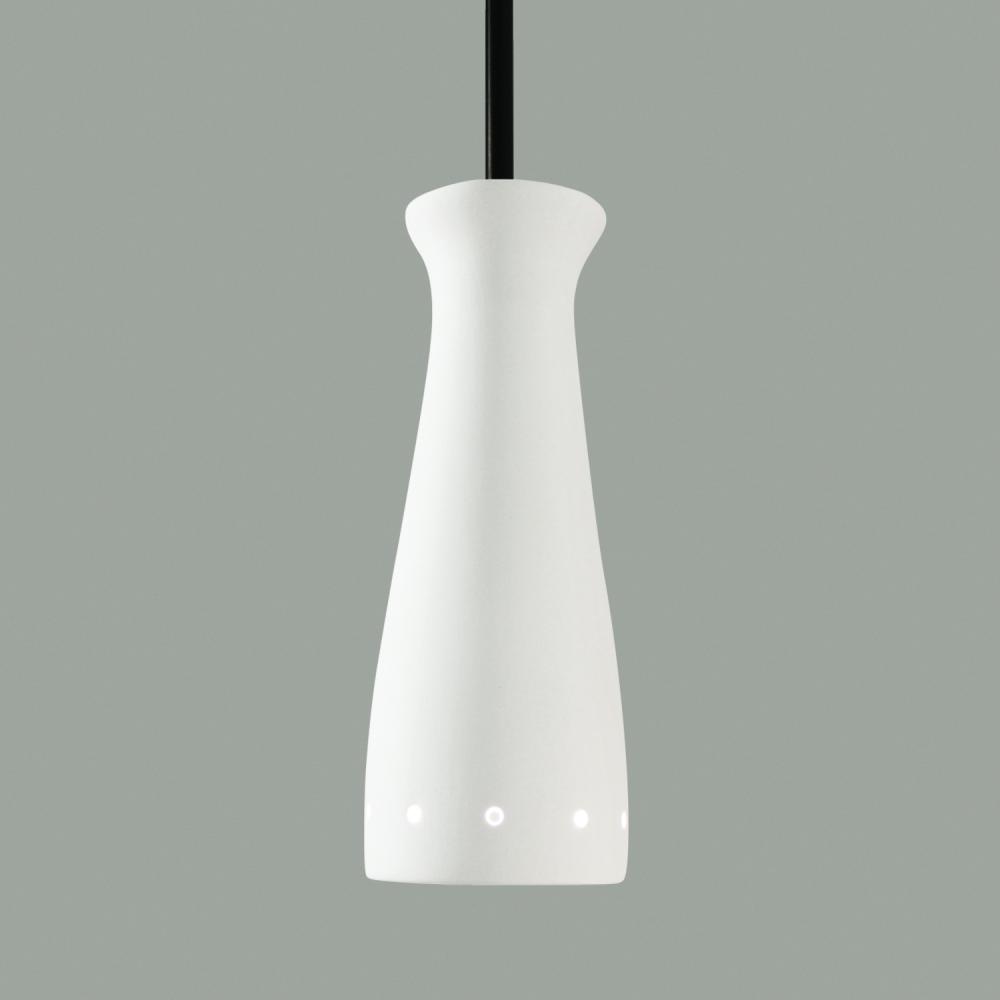 Pilsner Mini Pendant: Fleet Blue (Black Cord & Canopy)
