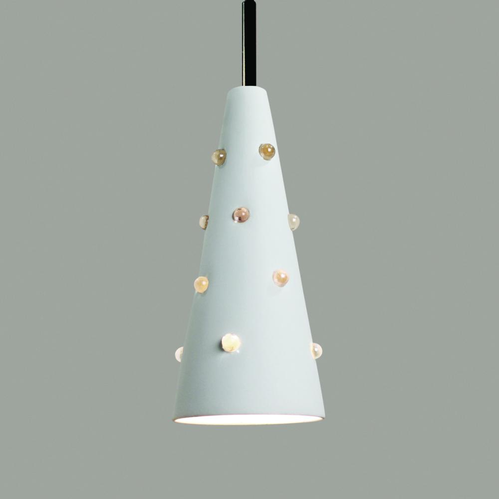 Wizard Mini Pendant: Claret (Black Cord & Canopy)