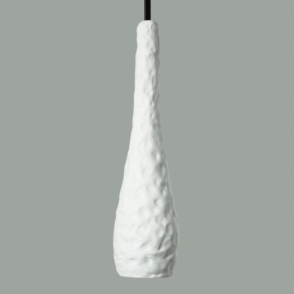 Flintstone Mini Pendant: Twilight Blue (Black Cord & Canopy)
