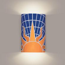 A-19 M20306-CO-WETST-1LEDE26 - Solar Wall Sconce Composite (Wet Sealed Top, E26 Base LED (Bulb included))