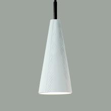 A-19 MP04-A13-BCC - Fossil Mini Pendant: Hurricane Blue (Black Cord & Canopy)