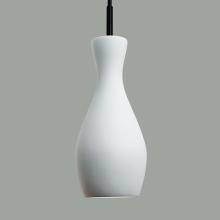 A-19 MP19-A13-BCC - Amphora Mini Pendant: Hurricane Blue (Black Cord & Canopy)