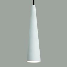A-19 MP25-A21-BCC - Iconic Mini Pendant : Dusty Teal (Black Cord & Canopy)